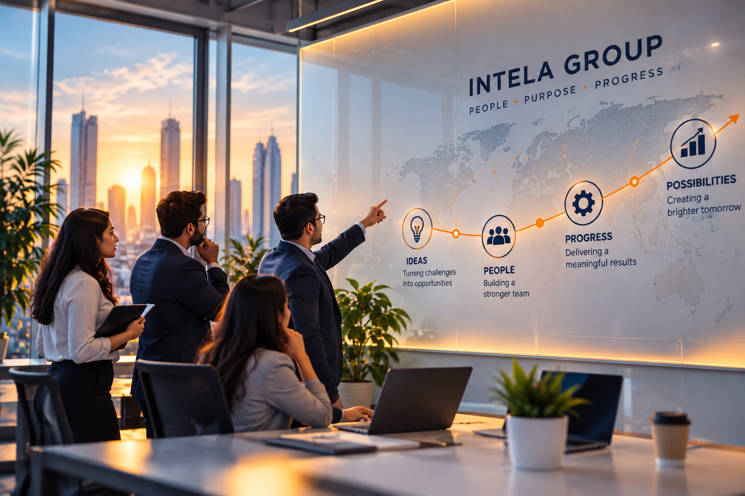 Intela Group workplace